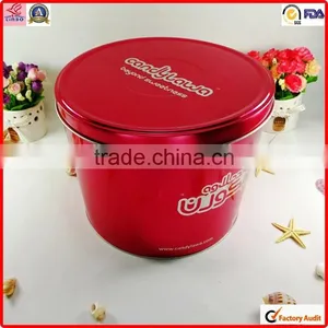 Custom Design Glossy Metal Print Popcorn Tin Packing Cans thumbnail-4
