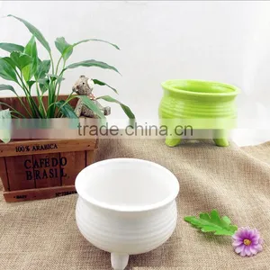Desktop Decor Bright Color Small Decorative Flower Pots thumbnail-1