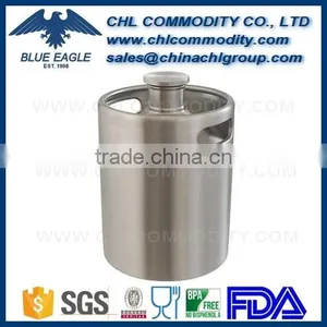 64oz Stainless Steel Mini Keg Growler thumbnail-4