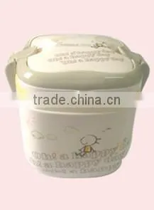 Plastic Cooler Lunch Box in Round Shape thumbnail-1
