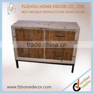 2017 Good Quality Antique Wooden Cabinet With Metal Leg for Living Room thumbnail-3