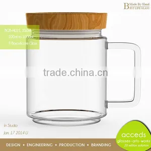 Wholesale Airtight Glass Jar For Food Candy With Handle thumbnail-1