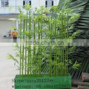 Home Garden Decoration Artificial Outdoor Green Lucky Bamboo Fake Evergreen Bamboo thumbnail-3