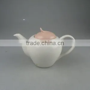 Stocklot Cheap Pearlized Ceramic Teapot thumbnail-1