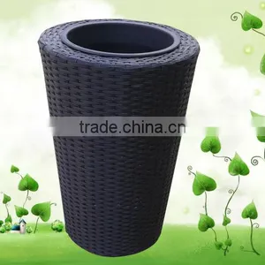Outdoor Rattan Furniture Flower Pot thumbnail-1