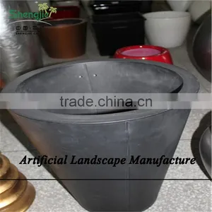 SJZJN 2639 Vietnam Garden Decor Fiberglass Glossy Earthy Pots & Planters thumbnail-6