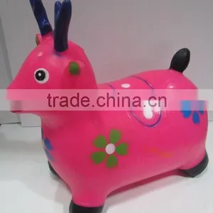 Painted Inflatable Toys for Children Jumping Horse thumbnail-3