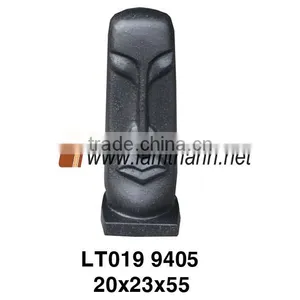 Light Terrazzo Head Man Garden Statue thumbnail-1