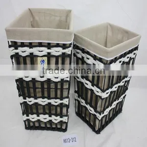Dirty Clothes Bathroom Storage Basket Rattan Laundry Basket thumbnail-1