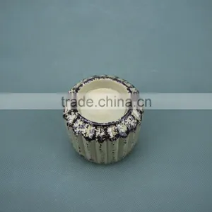 Wholesale Grey Ceramic Tealight Candle Holders Table Top Decoration thumbnail-2