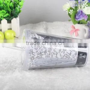 Double Wall 16 oz Plastic Tumbler With Paper Insert for Beverage thumbnail-2