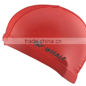 PU Material Waterproof Swimming Cap With 2 Layers Coated Swim Cap(CAP-1301) thumbnail-2