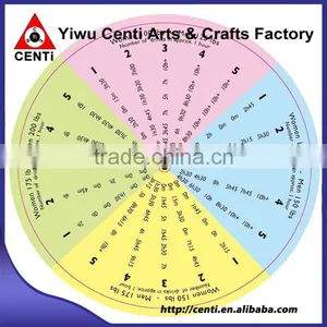 Custom Imprinted Blood Alcohol Concentration 2 Wheel Calculator for Safe Driving thumbnail-3