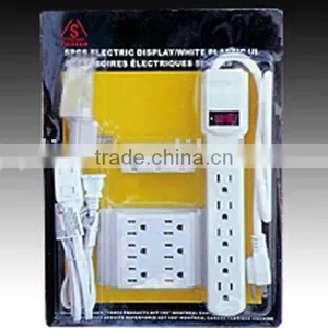 S20245 6 Outlet Tap 5-Pack Electric Combo Pack Power Strip Extension Cord Night Light thumbnail-1