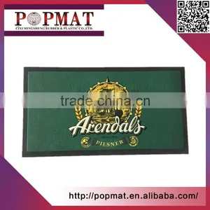 Logo Printed Non Woven Fabric Rubber Beer Runner Bar Mat thumbnail-5