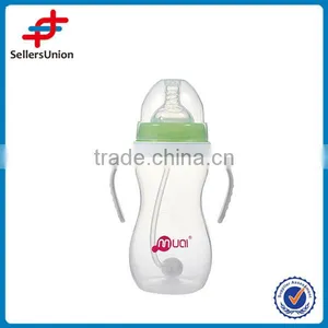 High Quality Pink Feeding Bottle, Silicone Nipple PP Bottle Material thumbnail-1
