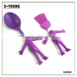 32092 Figure Shape Kitchen Tools Short Brush Nylon And Silicone Material thumbnail-1