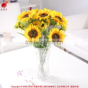 2016 Artificial Flower Artificial Silk Sunflowers Arrangement thumbnail-1