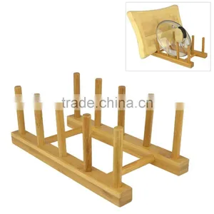 Eco Friendly Bamboo Wood Dish Drying Rack thumbnail-1
