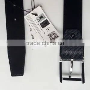 J10762 Pin Buckle Belt For Besiness Man Chrome Buckle thumbnail-2