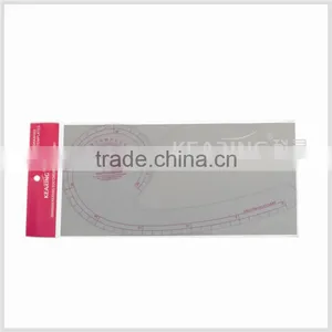 Kearing 45cm a Flexible Ruler,plastic Garment Curve Ruler,transparent Ruler #6045 thumbnail-1
