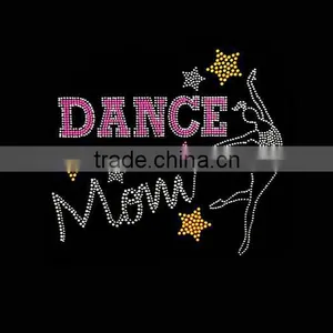 2017 New Design Dance Mom Bling Hot Fix Rhinestone Transfer thumbnail-1