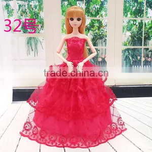 Wholesale 29cm Barbie Doll Dress up Games for Girls thumbnail-3