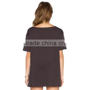 Factory Price Tee Shirt Oem Printed 60% Cotton 40% Polyester T-shirts thumbnail-3