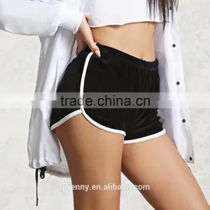 Wholesale Custom Print Hot Shorts Fitness Women Cotton Booty Shorts thumbnail-3