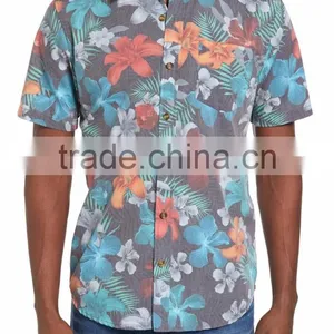 Vibrant Floral-print Men's Latest Formal Easy Shirt thumbnail-1