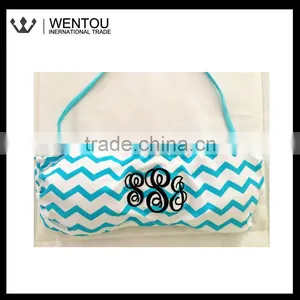 New Arrival Monogrammed Chevron Bandeau Bikini thumbnail-4