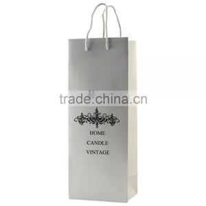Matte Laminated Eurotote Shopping Bag - Features Cardboard Bottom, Dimensions Are 5" x 3.5" x 13" and Comes With Your Logo. thumbnail-1