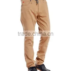 Make in China Cheap Price New Style Khaki Long Stretch Pants thumbnail-3