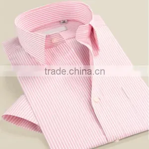 New Style 2016 Men Striped Short Sleeve Casual Dress Shirt , Men Garment thumbnail-4