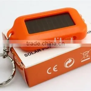 3 Leds Solar Panel Sun Power Energy Torch Flashlight thumbnail-3