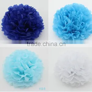Beautiful Colored Tissue Paper Pompoms for Party Decoration thumbnail-3