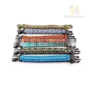 Custom Double Anchor Bracelet Paracord Outdoor Survival Bracelet Paracord, Handmade Bracelet PC6015-5 thumbnail-6