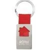 House Shaped Metal Keychain thumbnail-1