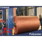 1000D / 2 Polyester Tire Cord Fabric , HMLS Polyester Brown Dipping for Passenger Car Tyres thumbnail-1
