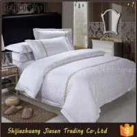 White Color 100 Cotton Spa/hotel Bed Linen Hotel Beddings Sets thumbnail-1