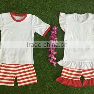Unique Baby Names Image Boutique Clothes Summer Boys' T-shirt and Girls ' Tops Children Clothing Set thumbnail-1