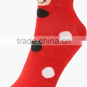Pretty Polka Dot Smile Style Women Cotton Socks thumbnail-5