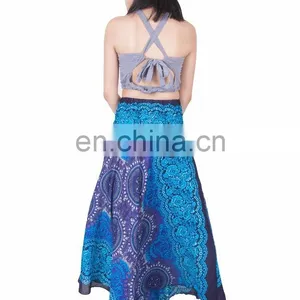 Lofbaz Bohemian Women's Long Skirt Hippie Style One Size Fits for All thumbnail-3