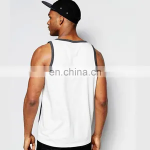 2017 Free Sample Quality Tank Top Cotton In Bulk For Men thumbnail-2