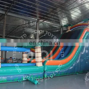 Cheap Inflatable Jungle Water Slide Used Water Slides for Sale thumbnail-5