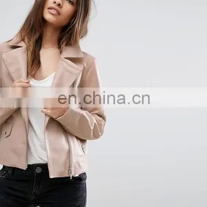 Manufacturer Price Custom Men Women Motorcycle pu Leather Jacket thumbnail-2