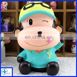 Model Toy Decoration- Cute Resin Saving Pot -money Box thumbnail-1