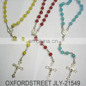 Cross Necklace,beaded Pendant,religious Jewelry JLY-21549 thumbnail-1
