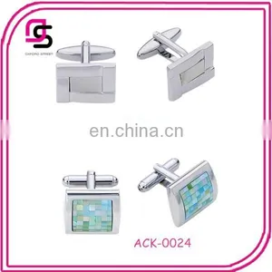 High Quality Cheap Custom Stainless Steel Cufflink Blanks thumbnail-1