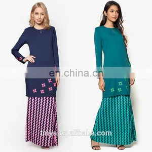 Latest Design Women Baju Kurung Islamic Clothing Wholesale thumbnail-1